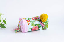 Load image into Gallery viewer, Makeup Bag | Tropics and Stripes