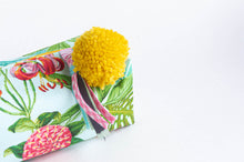 Load image into Gallery viewer, Makeup Bag | Tropics and Stripes