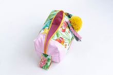 Load image into Gallery viewer, Makeup Bag | Tropics and Stripes