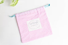 Charger l'image dans la galerie, Sac étanche pour maillot de bain - Rayures Roses