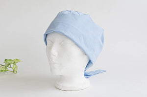 Left Side view of Scrub hat Sky Blue colour