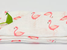 Load image into Gallery viewer, Pink Flamingo handkerchiefs