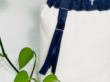 Load image into Gallery viewer, Close up of a Blue Denim trim
