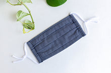 Charger l'image dans la galerie, Face mask with Navy Blue print