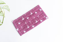 Load image into Gallery viewer, face mask Pink ground with White Flamingo