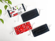 Charger l'image dans la galerie, Four face masks in various prints and colors