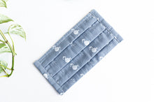 Charger l'image dans la galerie, Face mask Grey with White Flamingo print