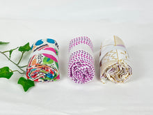 Charger l&#39;image dans la galerie, Three rolled bags in three different patterns
