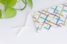 Charger l&#39;image dans la galerie, Close Up of Cotton cloth face mask, Ropes pattern
