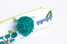 Load image into Gallery viewer, Pencil Case | Green Pattern
