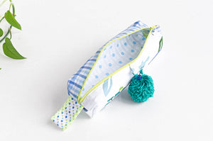 Pencil Case | Green Pattern