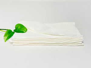 White cotton handkerchiefs 