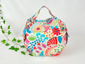 Foldable zero waste cotton bag | Eco-friendly reusable shopping bag