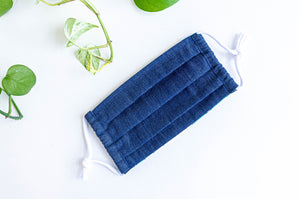 Face mask Blue Denim fabric
