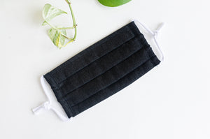 Black Denim face mask