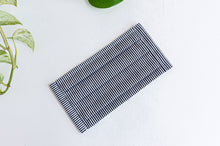 Load image into Gallery viewer, Face mask with Black and White Stripes
