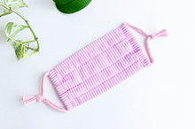 Charger l&#39;image dans la galerie, Face mask Pink and White Stripes
